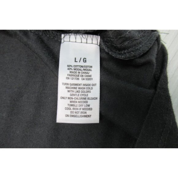 Aeropostale Women's Tank Top Large Floral Sequin Racerback Full Graphic NEW Blue - Picture 6 of 7